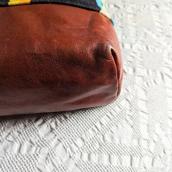 Cecelia Stitch Zipper Tote with Leather & Pendleton Wool - Picture 10 of 13